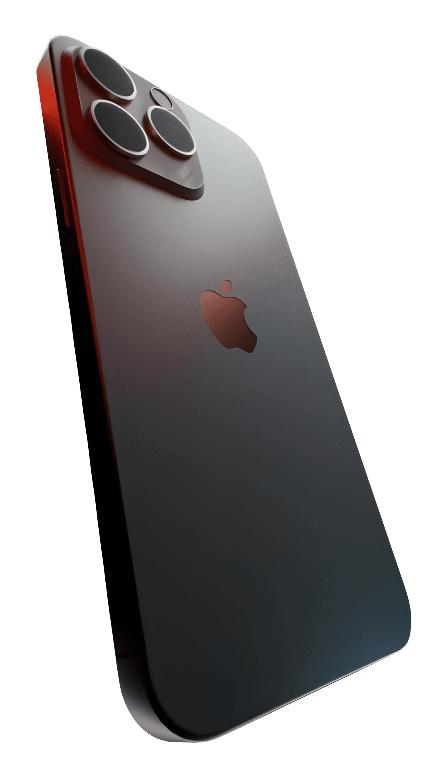 iPhone showing the back of a Silver Studio device
